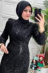 4492 Elbise Siyah