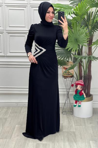 4503 Elbise Siyah