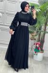 4516 Elbise Siyah