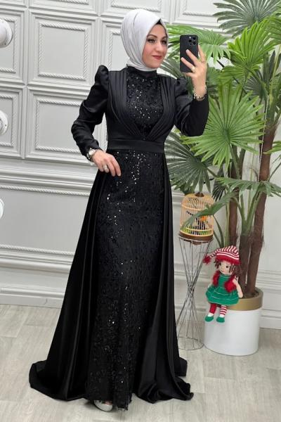 4524 Elbise Siyah