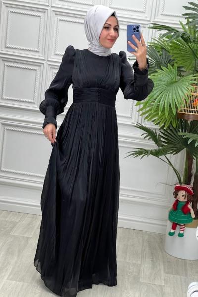 4670B Elbise Siyah