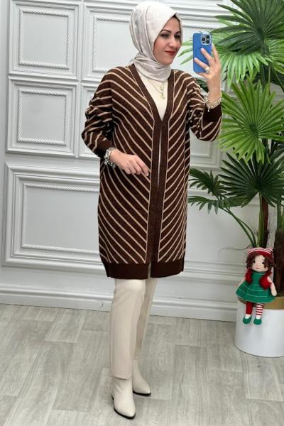 4683 Hırka Kahverengi