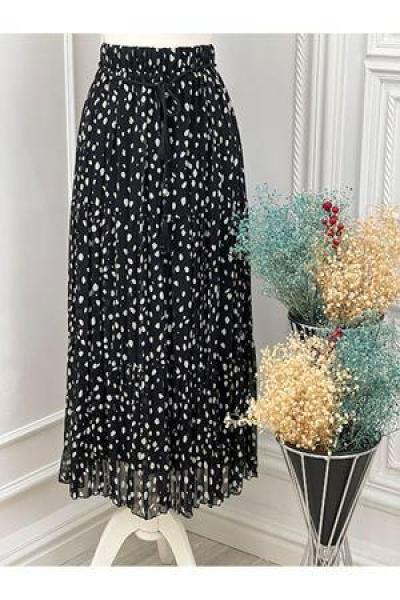4695 Puantiyeli Şifon Etek Diğer