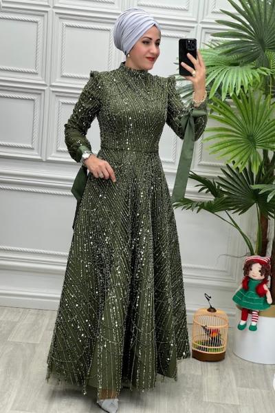4715 Elbise Haki