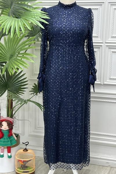 4771 Elbise Lacivert