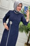 4781 Elbise  Lacivert