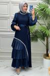 4793 Elbise  Lacivert