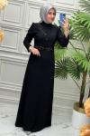 4809 Elbise  Siyah