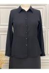 4848 Battal Gömlek Siyah Diğer