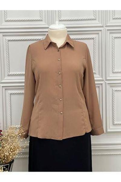 4848 Battal Gömlek Taba Diğer