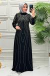 5003 Elbise  Siyah