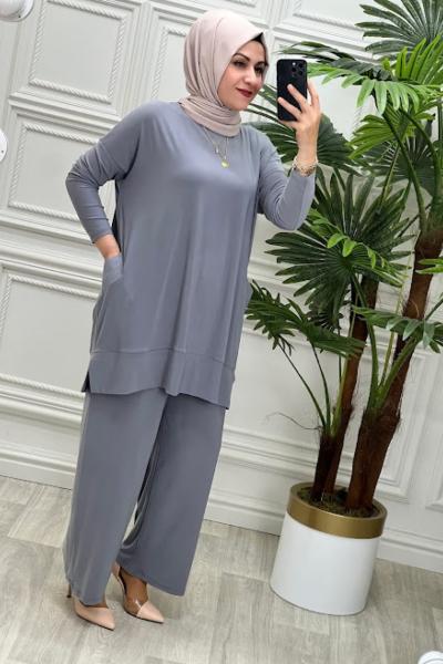 5015 Rüzgar Takım Açık Gri