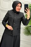 5041 Tunik Takım  Siyah