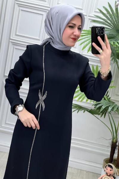 5059 Elbise Siyah