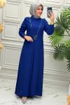 5061 Elbise   İndigo