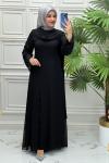 5069 Elbise  Siyah