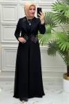 5070 Elbise  Siyah