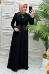 5070 Elbise  Siyah