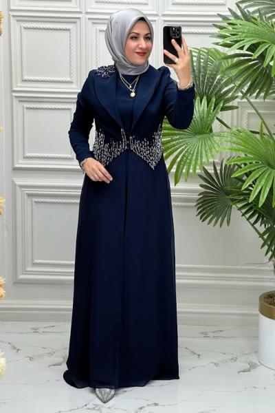 5070 Elbise   Lacivert