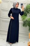5074 Elbise  Lacivert
