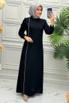5074 Elbise  Siyah