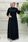 5074 Elbise  Siyah