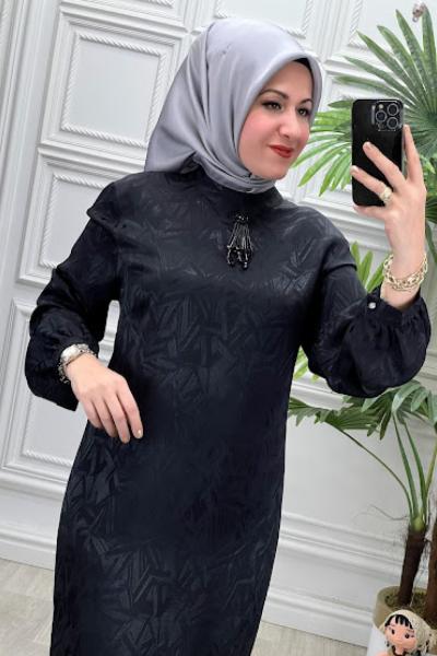 5096B Elbise Siyah