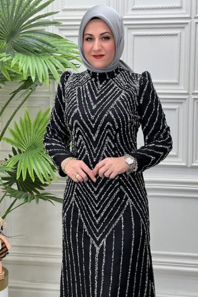 5101B Elbise Siyah