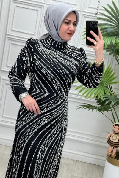 5102B Elbise Siyah