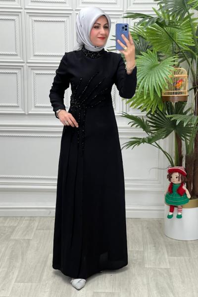 5106B Elbise Siyah