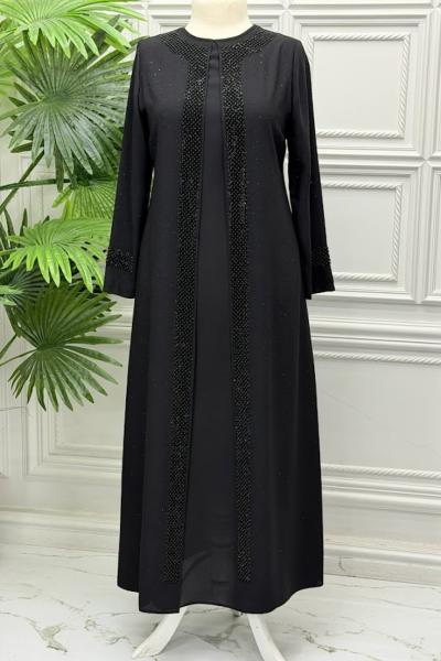 5122 Elbise  Siyah