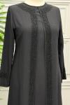 5122 Elbise  Siyah