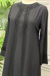 5122 Elbise  Siyah