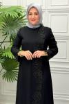 5124 Elbise  Siyah