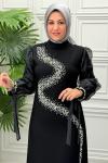 5132 Elbise  Siyah
