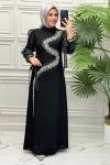 5132 Elbise  Siyah