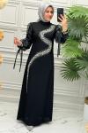 5132 Elbise  Siyah