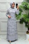 5138B Elbise   Gri