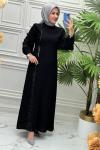 5151 Elbise  Siyah