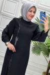 5151 Elbise  Siyah