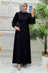 5151 Elbise  Siyah