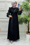 51677 Elbise  Siyah