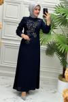 5169 Elbise  Lacivert