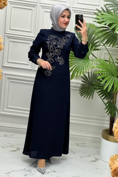 5169 Elbise  Lacivert