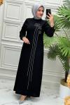 5172 Elbise  Siyah