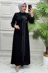 5172 Elbise  Siyah