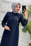 5172 Elbise   Lacivert
