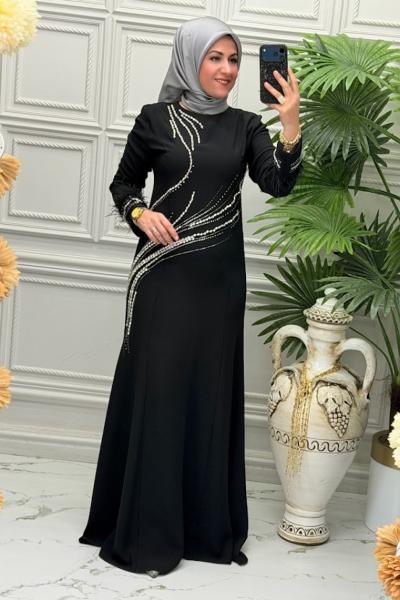 5179 Elbise Siyah
