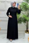 5181 Elbise  Siyah