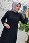 5181 Elbise  Siyah
